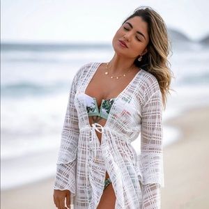 Beautiful White beachrobe